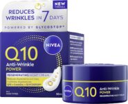 NIVEA Q10 Anti-Wrinkle Power Regenerating Night Cream (50ml), Hydrating Night Face Moisturiser to Reduce Lines and Wrinkles, Anti Wrinkle Face Cream for Firmer Skin in 7 Days