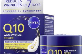 NIVEA Q10 Anti-Wrinkle Power Regenerating Night Cream (50ml), Hydrating Night Face Moisturiser to Reduce Lines and Wrinkles, Anti Wrinkle Face Cream for Firmer Skin in 7 Days