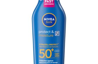 NIVEA SUN Protect & Moisture Sun Cream Lotion SPF 50 400 ml (£5.24 S&S) – Prime Exclusive