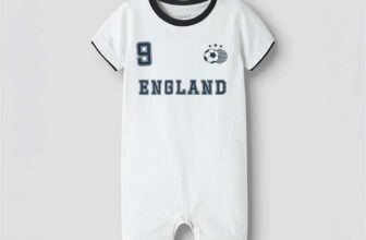 Name It England Football World Cup Baby Romper Bright White