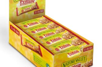 Nature Valley Protein Salted Caramel Nut Cereal Bars, 40 g