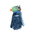 Navy Blue Or Leaf Pattern, One Size Garden Gloves & Precision Garden Snips