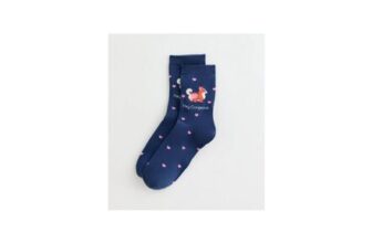 Navy Hey Corgeous Socks