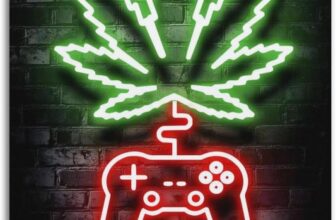 Neon Lights Retro Gaming And Chill Gamer Quotes Quote Poster Picture Boy Room Bedroom Bathroom Decoration Canvas Printed Wall Art Hangable Poster Decorative Painting Canvas Wall Posters And Art Pictur