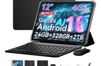 Nexall N90 Android 16 Tablet, 12 Inch Tablet with Keyboard