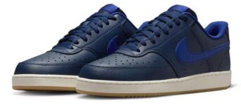 Nike Court Vision Low Trainers Mens, Sizes 7-11 Midnight Navy