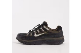Nike P-6000 Utility Trainers with Speed Lace in (Black and Brown)