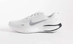 Nike Running Journey Run Shoes – White/Silver – Sizes 6 to 13 w/code