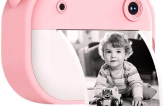 NimNik Instant Print Camera, Kids Camera Birthday Gifts Digital Camera with 32GB Card, 3 Paper Rolls 1080P HD Video