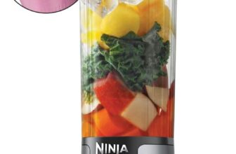 Ninja Blast Portable Blender, 530ml, Leakproof Lid & Sip Spout, Powerful Cordless Mini Blender, Rechargeable, Portable Smoothies, Protein Shakes, Blends Ice & Frozen Fruit, Black, BC151UKBK