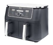 Ninja Foodi MAX Dual Zone Digital Air Fryer 9.5L 6-in-1 Max Crisp Roast Bake Reheat, Dehydrate 8 Portions AF400UK – Like New Amazon Resale