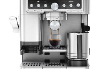 Ninja Luxe Pro 3-in-1 Coffee Machine, Latte, Cappuccino, Cold Brew & Espresso Maker With Built in Bean Grinder & Milk Frother