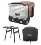 Ninja Woodfire Outdoor Oven, Artisan Pizza Maker and BBQ Smoker with Stand & Cover