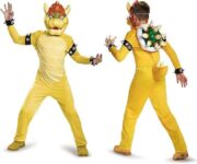 Nintendo Super Mario Bowser Costume Jumpsuit w/Tail, Bowser Mask & Inflatable Shell 7-8 Years – Like New – Sold by Amazon Resale