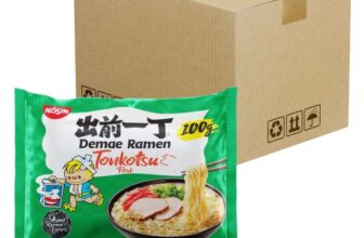 Nissin Instant Demae Ramen Noodle Pork Tonkotsu 30x 100g