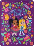 Northwest Disneys Alices Wonderland Bakery Micro Raschel Throw Blanket, 46 x 60, Take The Cake