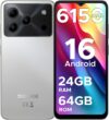 Note 56 Mobile Phones, Android 16 Smart Phone, 6150mAh, 8.45mm, 6.56 HD 90Hz, 24GB 64GB/2TB Android Phones, Dual SIM Unlocked Mobile Phone, Face ID, GPS, OTG, FM