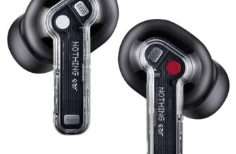 Nothing Ear wireless ear buds with Hi-Res Audio, Smart Active Noise Cancelling, Advanced equalizer and up to 40.5 hours of listening time
