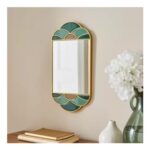 Nouveau Oval Wall Mirror