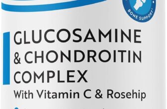 Nutravita Glucosamine and Chondroitin High Strength – 180 Capsules – 6-in-1 Complex with Vitamin C, Turmeric, Ginger & Rosehip – Glucosamine Sulphate Chondroitin Sulphate Supplements – Made in The UK