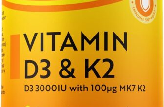 Nutravita Vitamin D3 3000iu & K2 100ug (MK7) 120 Vitamin D3 K2 Vegetarian Capsules Supports Normal Bones, Muscles, Teeth and Immune System Cholecalciferol & Menaquinone-7