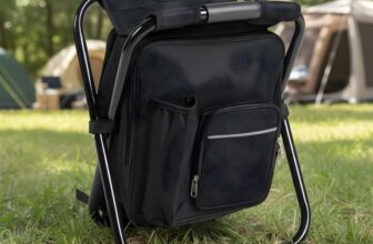 OHS 3 in 1 Camping Cooling Bag Seat – Black