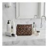OHS Leopard Print Travel Wash Bag – Natural