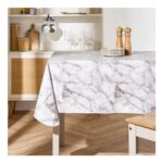 OHS Wipe Clean Tablecloth – White Marble