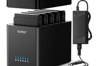 ORICO 5Bay Hard Drive Enclosure USB3.0 to SATA 3.5inch NAS Expansion Up to 90TB(5×18) – DS500U3 (Sold by ORICO Official Store, FBA)