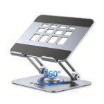 ORICO Adjustable 360 Rotation Aluminum Tablet Stand, Foldable, Gray