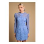 Oasis Contrast Lace Mini Dress