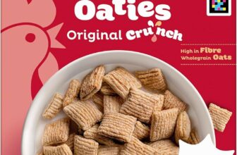 Oaties Original Crunch Breakfast Cereal, 1 x 500G UKI STD25 SV