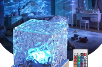 Ocean Light Luminorthe Cube Lamp Northern Lights Projector, Night Light with Remote Control, 16 Colors & 30 Modes Wave Night Light(16 Colours)