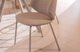 Odense Beige Fabric Dining Chair
