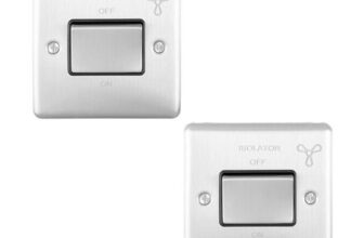 Offer 2 PACK 6A Extractor Fan Isolator Switch