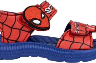 Official Spider-Man Boys Sandals Spider Man Kids Sandals Boys Sizes 7-11
