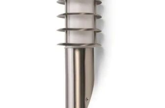 Ohio Stainless Steel Decorative Wall Light Slanted