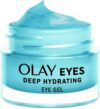 Olay Hydrating Eye Gel, Deep Hydrating Eye Gel for Tired, Dehydrated Skin with Antioxidant Niacinamide and Cooling Aloe. Plumps, Cools and Hydrates, Fast-Absorbing & Fragrance Free, 15ml