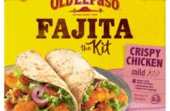 Old El Paso Crispy Chicken Fajita the Kit 555g