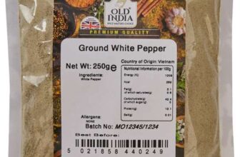 Old India Ground White Pepper 250g