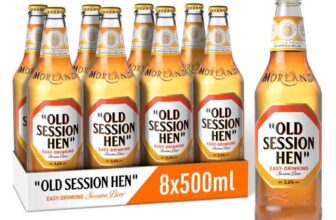 Old Session Hen Beer, 8 x 500ml Bottles, Session Ale