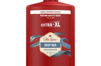 Old Spice Deep Sea Mens Shower Gel & Shampoo 1000ml, Multi-Use 3-in-1