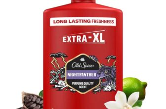 Old Spice Night Panther Mens Shower Gel & Shampoo 1000ml – with Prime