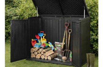 Olsen & Smith 775L Waterproof Garden Shed – Lockable Outdoor Storage Box