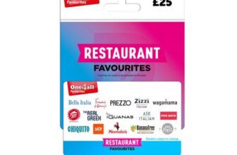 One4all Restaurant Favourites Physical Gift Card