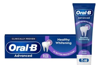 Oral-B Advanced Healthy Whitening Toothpaste 75ml – Clubcard Price