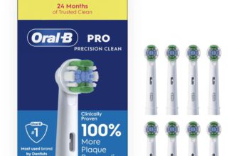 Oral-B Precision Clean Replacement Toothbrush Heads – Pack of 8 Price at Checkout