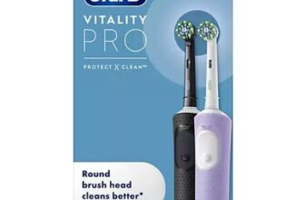 Oral-B Vitality Pro Dual Pack Electric Toothbrushes, 2 Toothbrush Heads