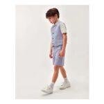 Oscar Floral 4-Piece Short Suit Blue