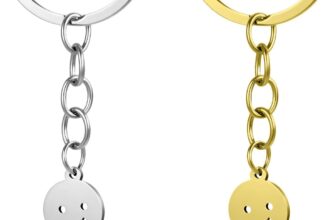 Ouligay 2 Pcs Funny Keychain,Middle Finger Keyring,Matching Keychains,Cool Gifts for Women,Personalized Distance Friendship Gifts for Couple Friends Brothers(Silver)